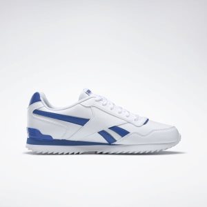 Adidasy Damskie Reebok ROYAL GLIDE Białe/Niebieskie PL 60HVRSL